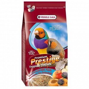 Корм VERSELE-LAGA Prestige PREMIUM Tropical Finches для экзотических птиц, 1 кг.