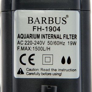 Внутренний фильтр BARBUS FILTER 029, камерный, 4 камеры ,1500 л/ч, 19 Вт