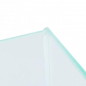 Аквариум "Куб" без покровного стекла, 16 литров, 25 х 25 х 25 см, бесцветный шов