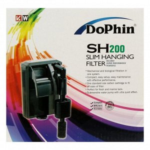 Фильтр навесной KW Dophin SH-200, 2.8 Вт,150 л/ч, с регулятором