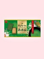 Печенье с шоколадом со вкусом чая матча/ Bourbon Alfort Mini Chocolate Miyabi Matcha 60 гр Японские ладости