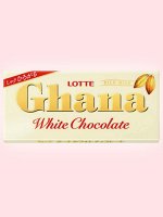 Белый шоколад Lotte Ghana White Choco / Лотте Гана 45 гр Японские сладости