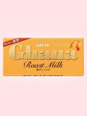 Шоколад со вкусом карамельного молока "Ghana" roast milk" 50 гр Японские сладости