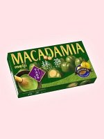 Макадамия орех в шоколаде с зеленым чаем Meiji 63 гр Японские сладости