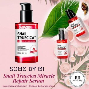 Some By Mi Snail True cica Miracle Repair Serum Регенерирующая  сыворотка с муцином чёрной улитки 50мл