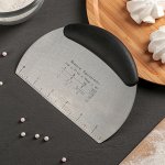 Шпатель кондитерский с размерной линейкой, 16*11,5 см