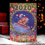 Доска разделочная «Счастья в Новом Году!» Символ 2020 года, 23 - 16 - 0,6 см