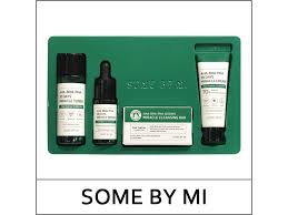Набор миниатюр для проблемной кожи с кислотами Some By Mi Aha-Bha-Pha 30 Days Miracle Starter 4 Kit, 30гр + 30мл + 10мл + 20гр