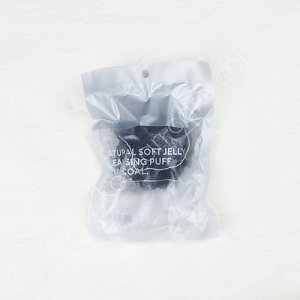 M Natural Soft Jelly Cleansing Puff Charcoal Спонж конняку с древесным углём