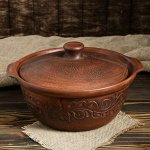 Горшок духовой &quot;Бархат&quot;, с резкой, 3.3 л