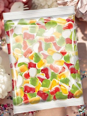 Мармелад жевательный «Mayama»,  со вкусом манго, лимона, вишни, клубники или яблока со сливками (упаковка 0,5 кг)