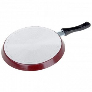Сковорода блинная PROMO, d=22 см, антипригарное покрытие, цвет бордовый