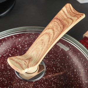 Сковорода «Рубин. Индукция», d=24 см, стеклянная крышка, съемная ручка