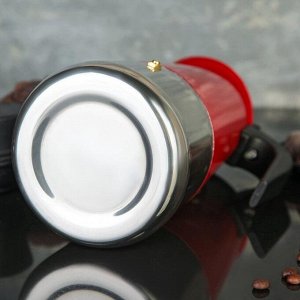 Кофеварка гейзерная «Итальяно», на 9 чашек, 450 мл, цвет красный