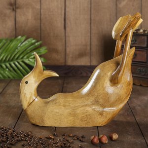 Подставка под бутылку «Классическая уточка», 37x28x13 см, дерево
