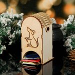Чайный домик &quot;Мышка, смотрящая в сторону&quot;, мягкая крыша