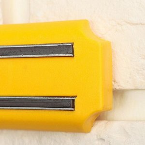 Держатель для ножей магнитный Доляна, 33 см, цвет жёлтый