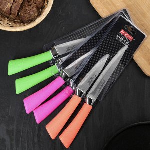 Набор кухонных ножей «Рич», лезвие: 9 см, 12,5 см, цвет МИКС