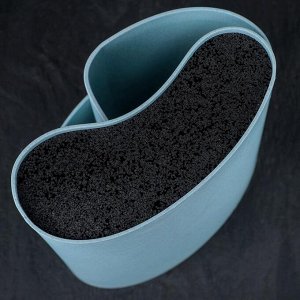 Подставка для ножей и столовых приборов «Нежность», 18?11 см, цвет голубой