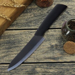 Нож кухонный керамический Magistro Black, лезвие 15 см, ручка soft touch