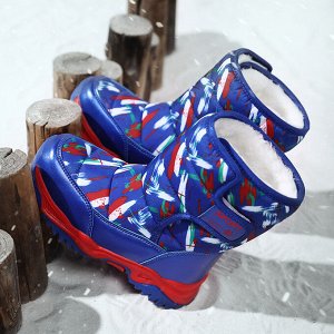 Дутики детские с принтом