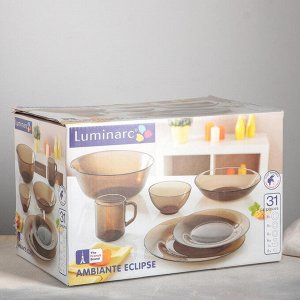 Столовый набор Luminarc «Амбьянте», на 6 персон, 31 предмет