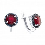 Серьги из серебра с