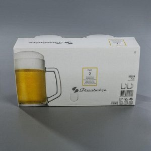 Набор кружек для пива «Паб», 660 мл, 2 шт