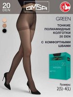 Тонкие черные классические колготки
