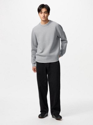 UNIQLO - трикотажный свитер унисекс с круглым вырезом Milano