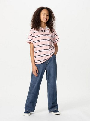 UNIQLO - широкие прямые джинсы на молнии - 67 BLUE