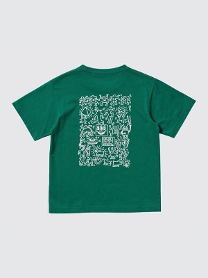 UNIQLO UT - хлопковая детская футболка с дизайном от Кит Харинг