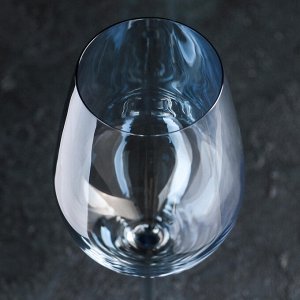Бокал для вина «Бонитас», 500 мл, с гальваническим покрытием, цвет синий
