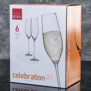 Набор бокалов для шампанского Celebration, 210 мл, 6 шт