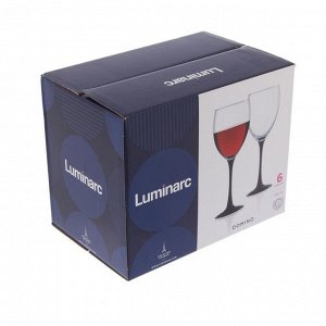LUMINARC Набор фужеров для вина «Домино», 350 мл, 6 шт