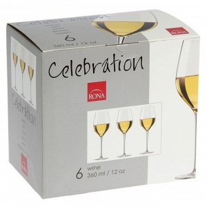 Набор бокалов для вина Celebration, 360 мл, 6 шт