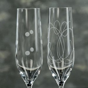 Набор бокалов для шампанского «Виола. Elements», 190 мл, 6 шт
