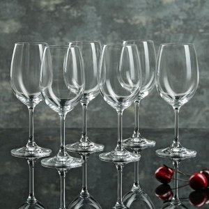 Набор бокалов для вина «Лара», 350 мл, 6 шт