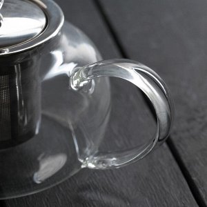 Чайник заварочный «Калиопа», с металлическим ситом, 600 мл