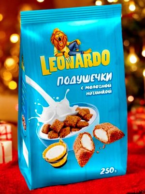 Готовый завтрак «Подушечки с молочной начинкой» «Leonardo»,, 250 г