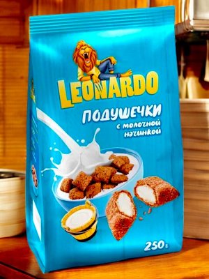 Готовый завтрак «Подушечки с молочной начинкой» «Leonardo»,, 250 г