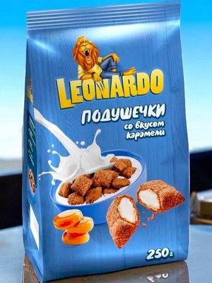 Готовый завтрак «Подушечки со вкусом карамели» «Leonardo», 250 г