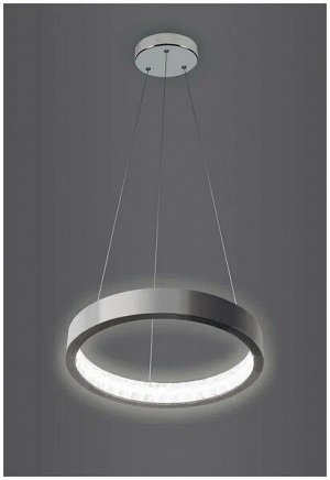 Люстра светодиодная 32W (LED) подвесная, диаметр 400 мм, Хром 8916, 4000K (SBL-PL-32W-8916-4K)