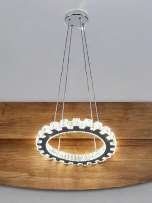 Люстра потолочная светодиодная (LED), 610*610 мм, 25 Вт, Crystal 1601 4K (SBL-CR-25W-1601-4K)