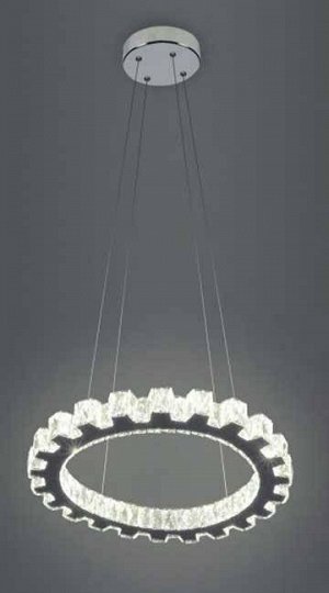Люстра потолочная светодиодная (LED), 610*610 мм, 25 Вт, Crystal 1601 4K (SBL-CR-25W-1601-4K)