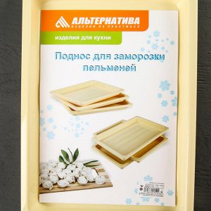 Набор подносов для заморозки пельменей, 25?35,5?5,5 см, 3 шт, цвет МИКС