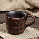 Кружка &quot;Чайная&quot;, коричневая, 0.4 л