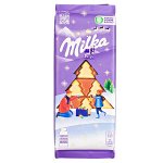 Шоколад Милка Молочный с Белым ЕЛКА 73 г 1/23