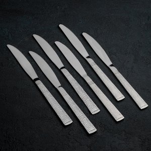 Набор ножей столовых «Кроян», h=23,5 см, 6 шт
