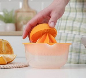 Соковыжималка ручная для цитрусовых из пластика